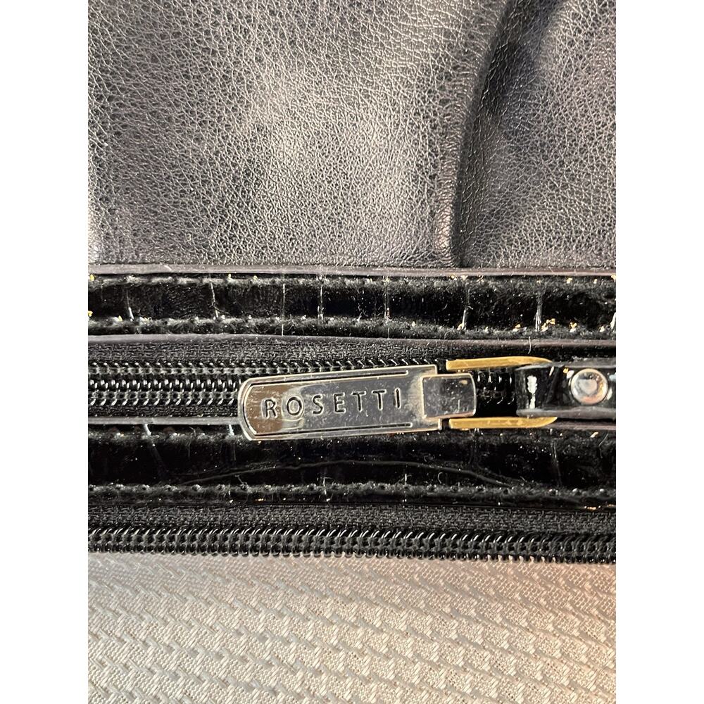 CUTE ROSETTI BLACK LEATHER PURSE - Picture 4 of 8